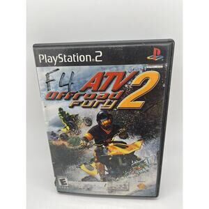 ATV Offroad Fury 2 With Game And Case (Sony PlayStation 2, 2002) Tested